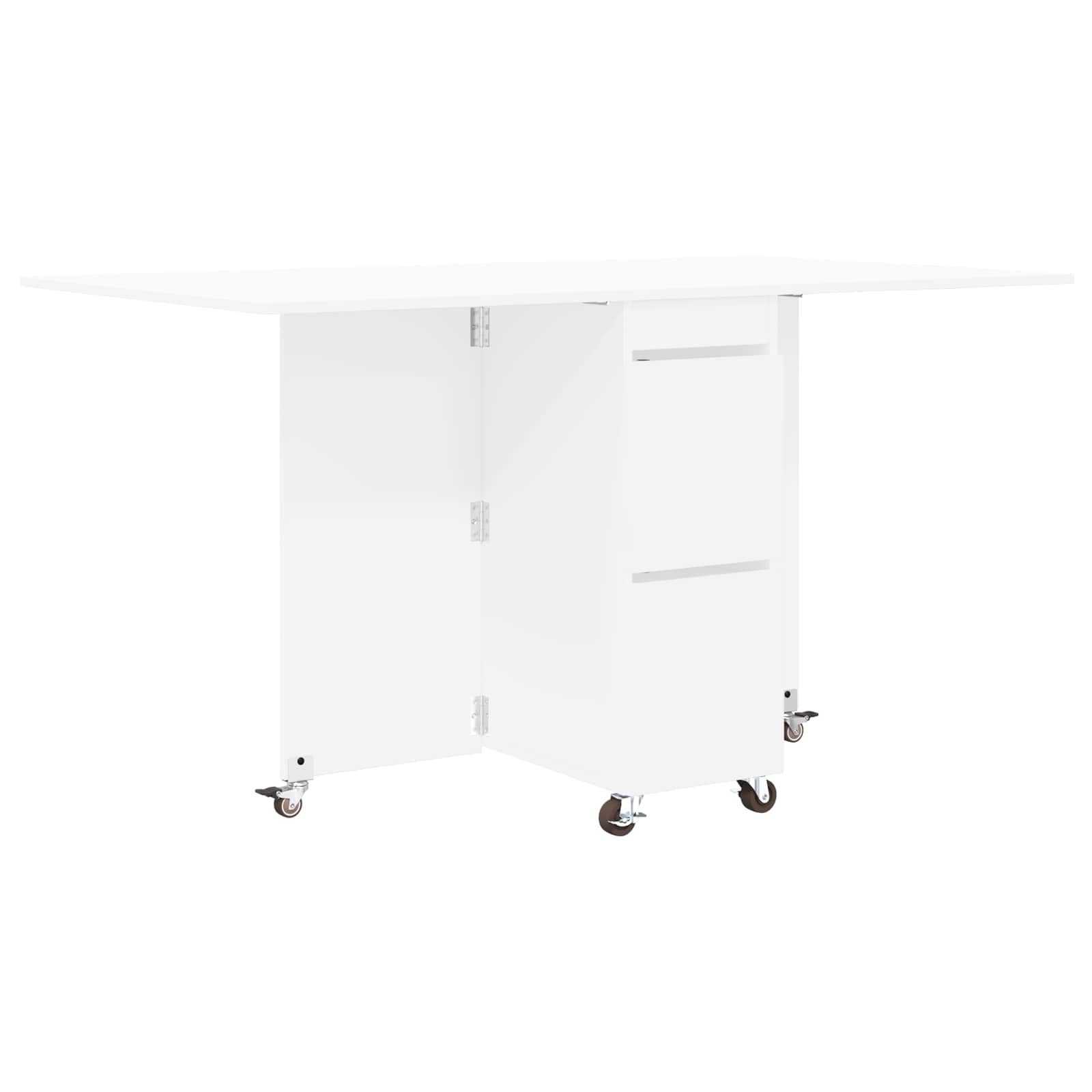 Τραπέζι φαγητού 140 x 80 x 77 cm Επεξεργασμένο Ξύλο Λευκό