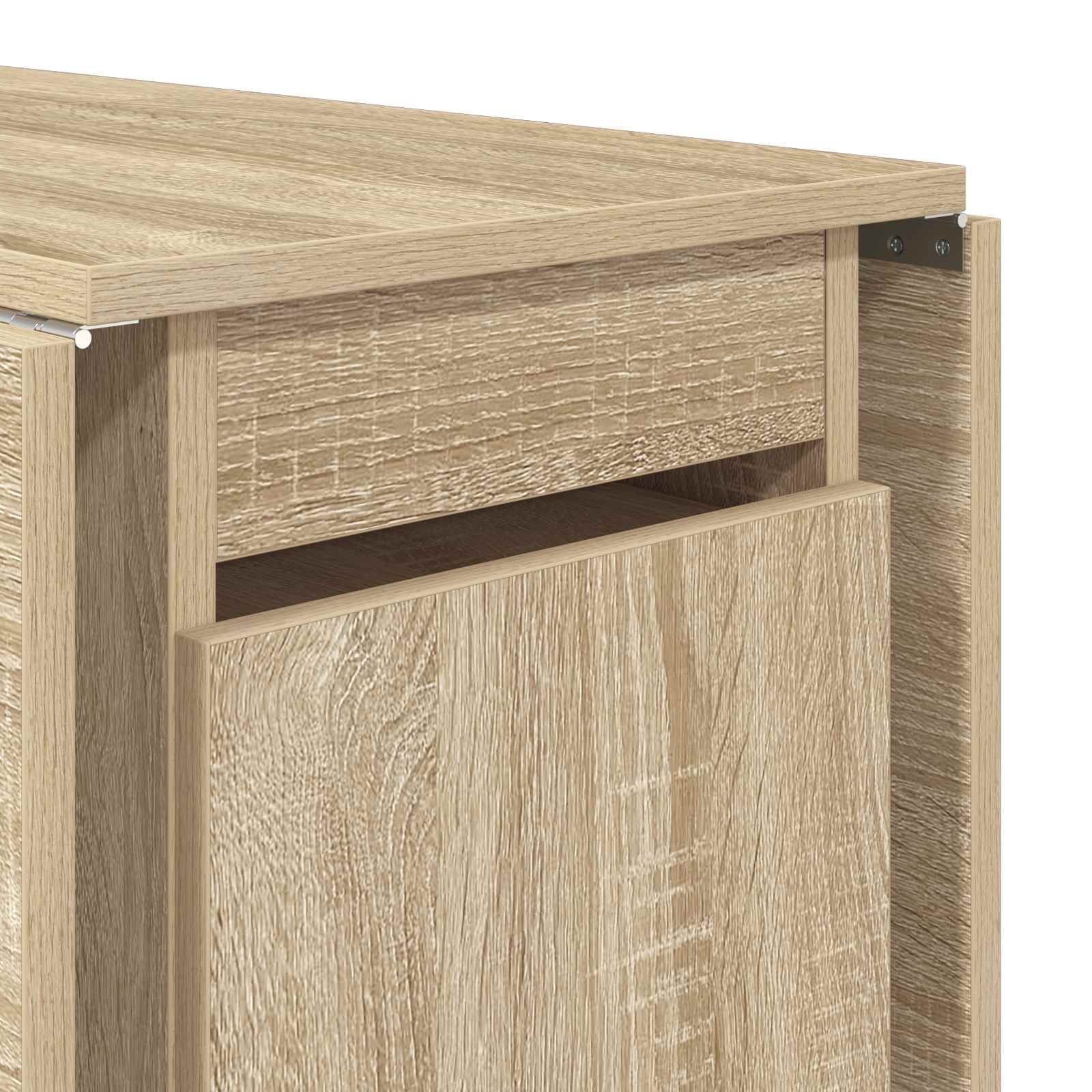 Τραπέζι φαγητού 140 x 80 x 77 cm Επεξεργασμένο Ξύλο Sonoma Δρυς