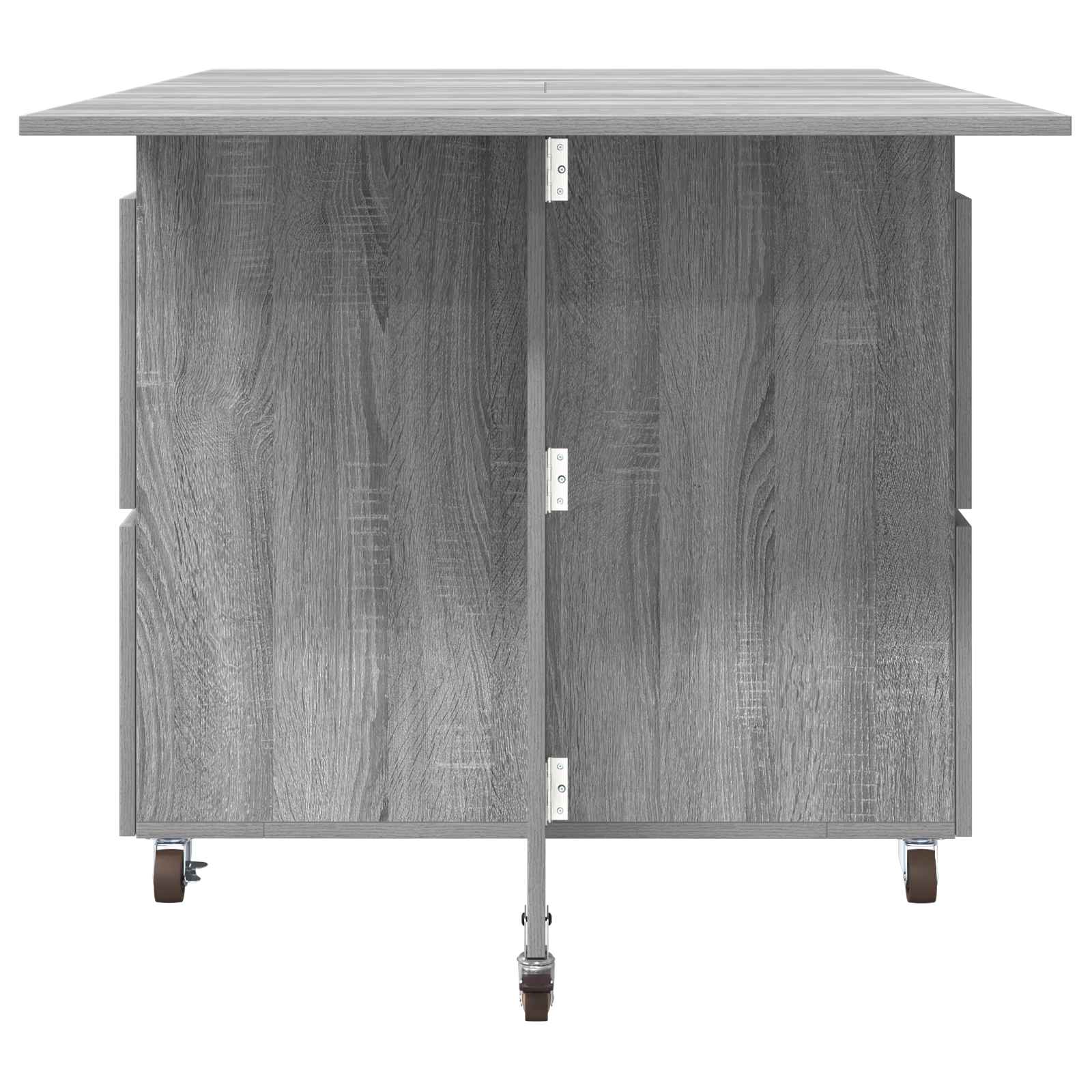 Τραπέζι φαγητού 140 x 80 x 77 cm Επεξεργασμένο Ξύλο Γκρι Sonoma
