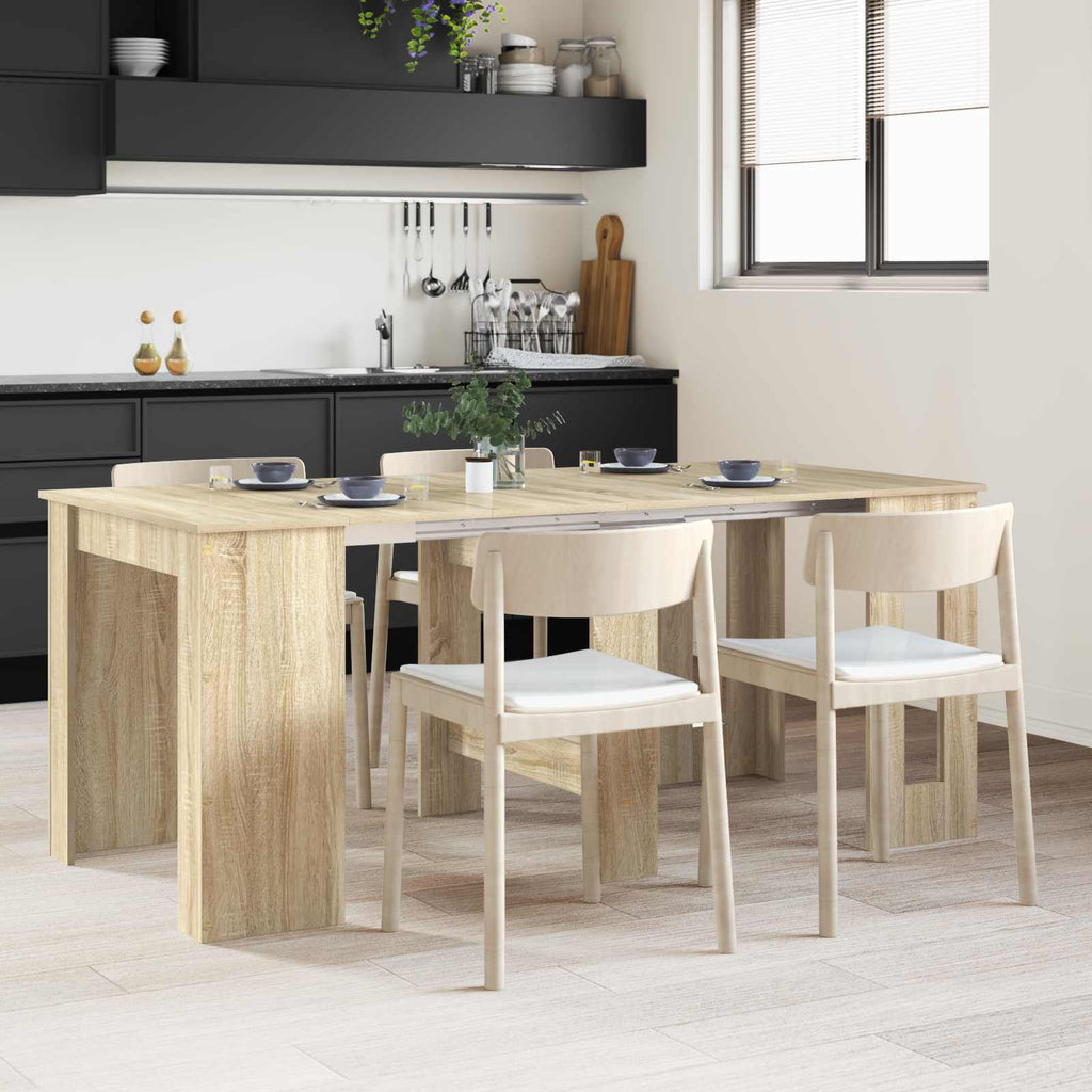 Τραπέζι φαγητού 180 x 85 x 75 εκ Επεξεργασμένο Ξύλο Sonoma Δρυς