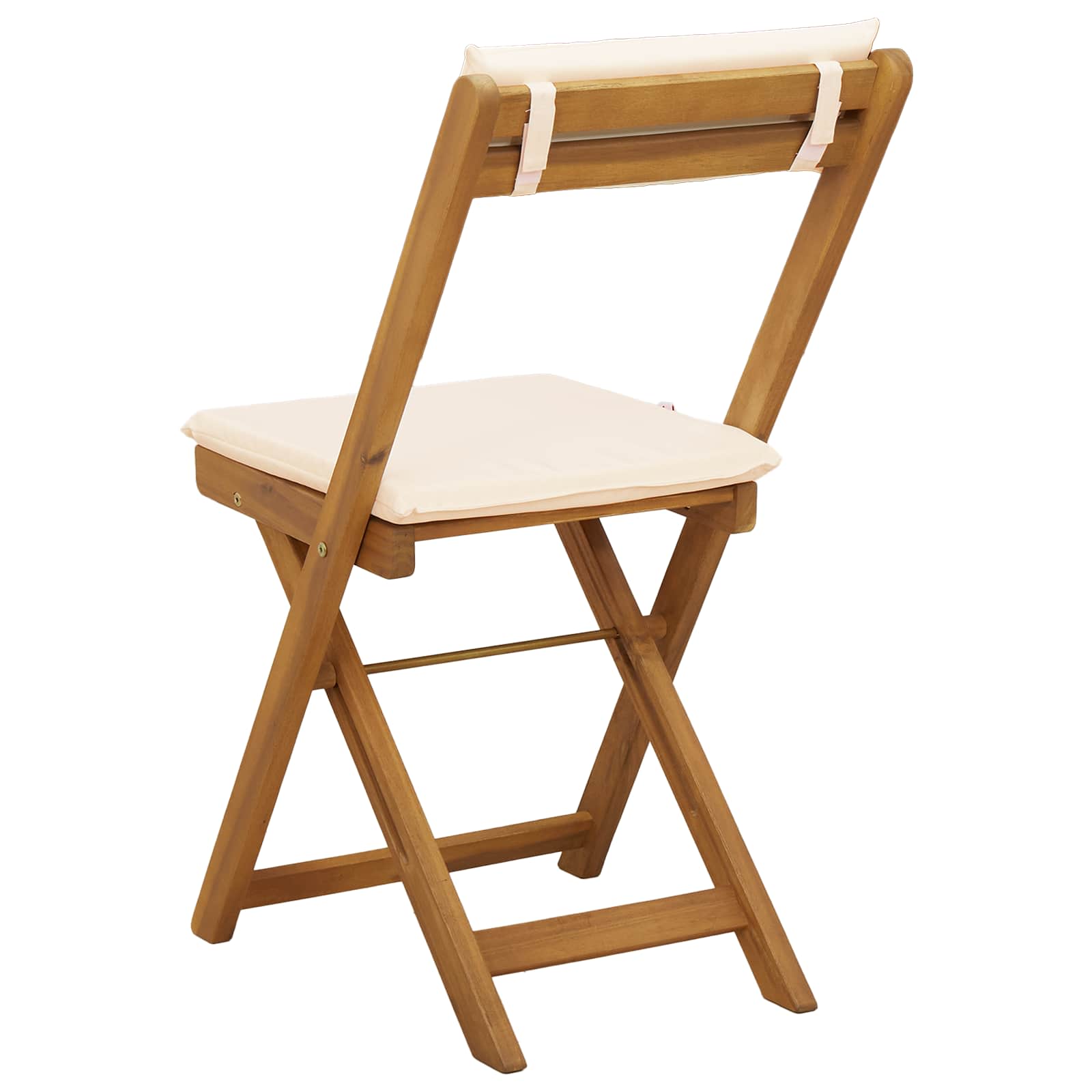Καρέκλες εξωτερικής βεράντας 8 τμχ. Λευκό κρεμ
