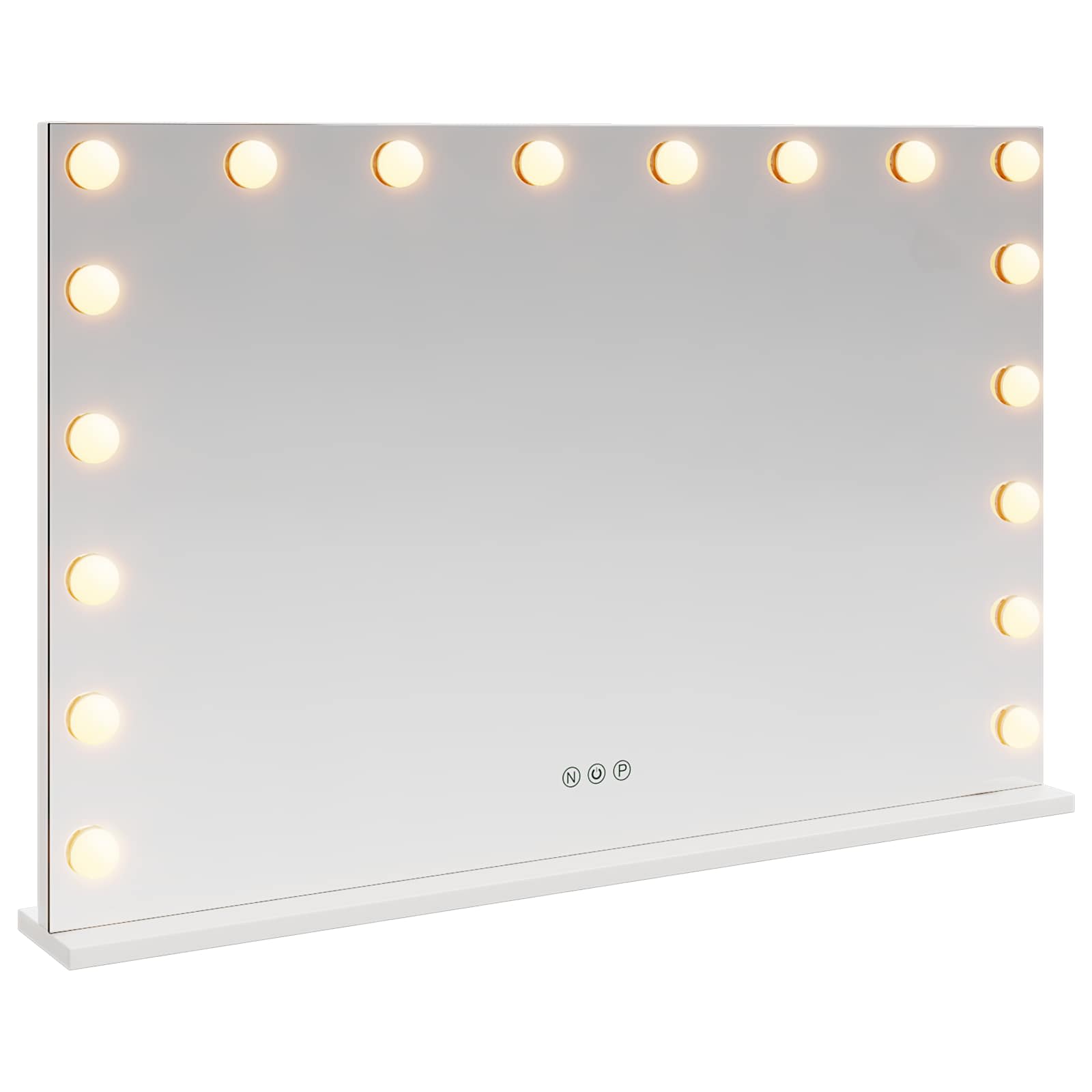 Καθρέφτης Vanity LED Λευκό 80 x 10 x 52,5 εκ Γυαλί και Χάλυβας