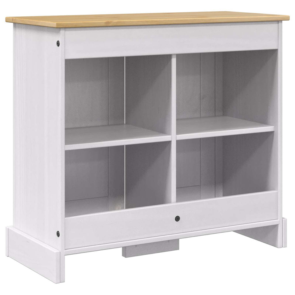 Βάση ενυδρείου CORONA Λευκό και Καφέ 81,5 x 37 x 73 εκ. 250 kg