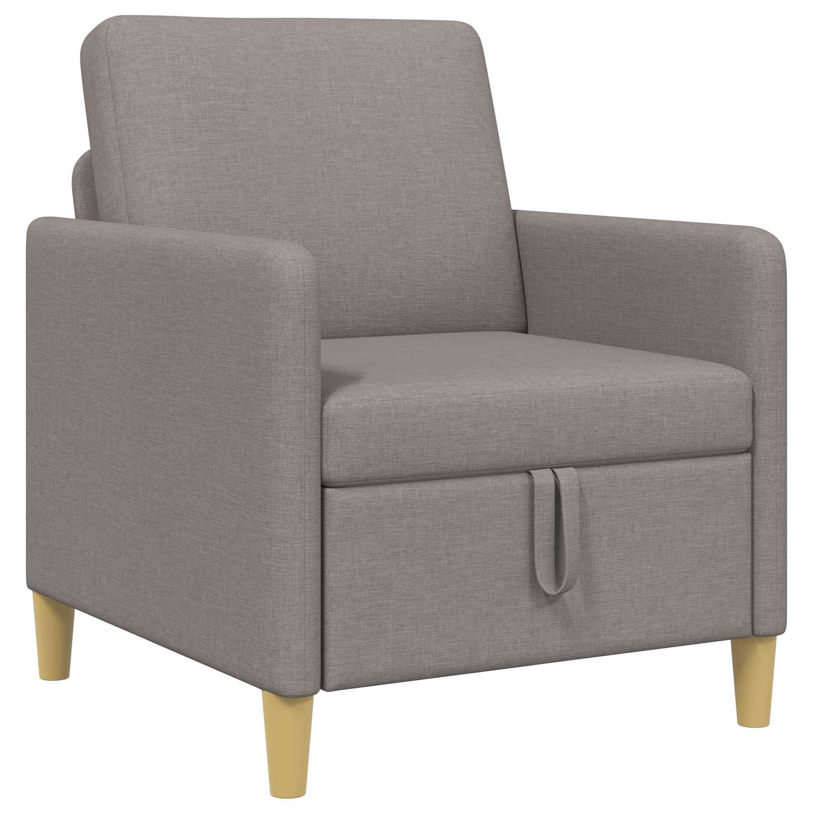 Καναπές με Αποθήκευση Taupe 72 x 78 x 87 εκ. Πολυεστέρας