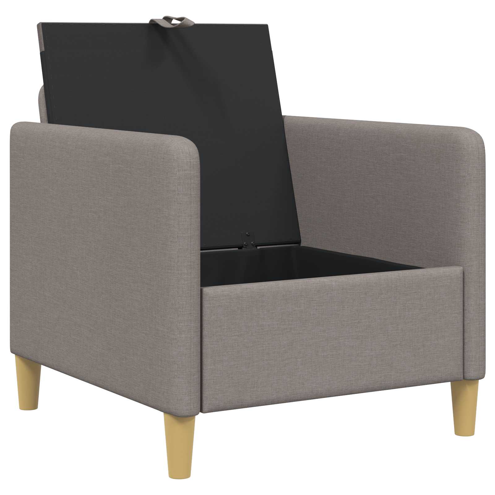 Καναπές με Αποθήκευση Taupe 72 x 78 x 87 εκ. Πολυεστέρας