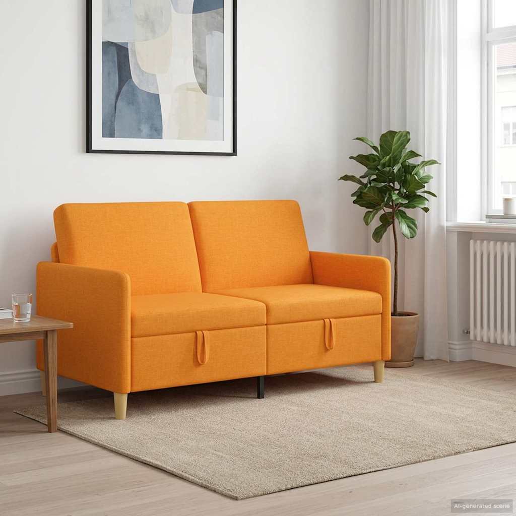 Καναπές με Αποθήκευση Σκούρο κίτρινο 152 x 78 x 87 εκ