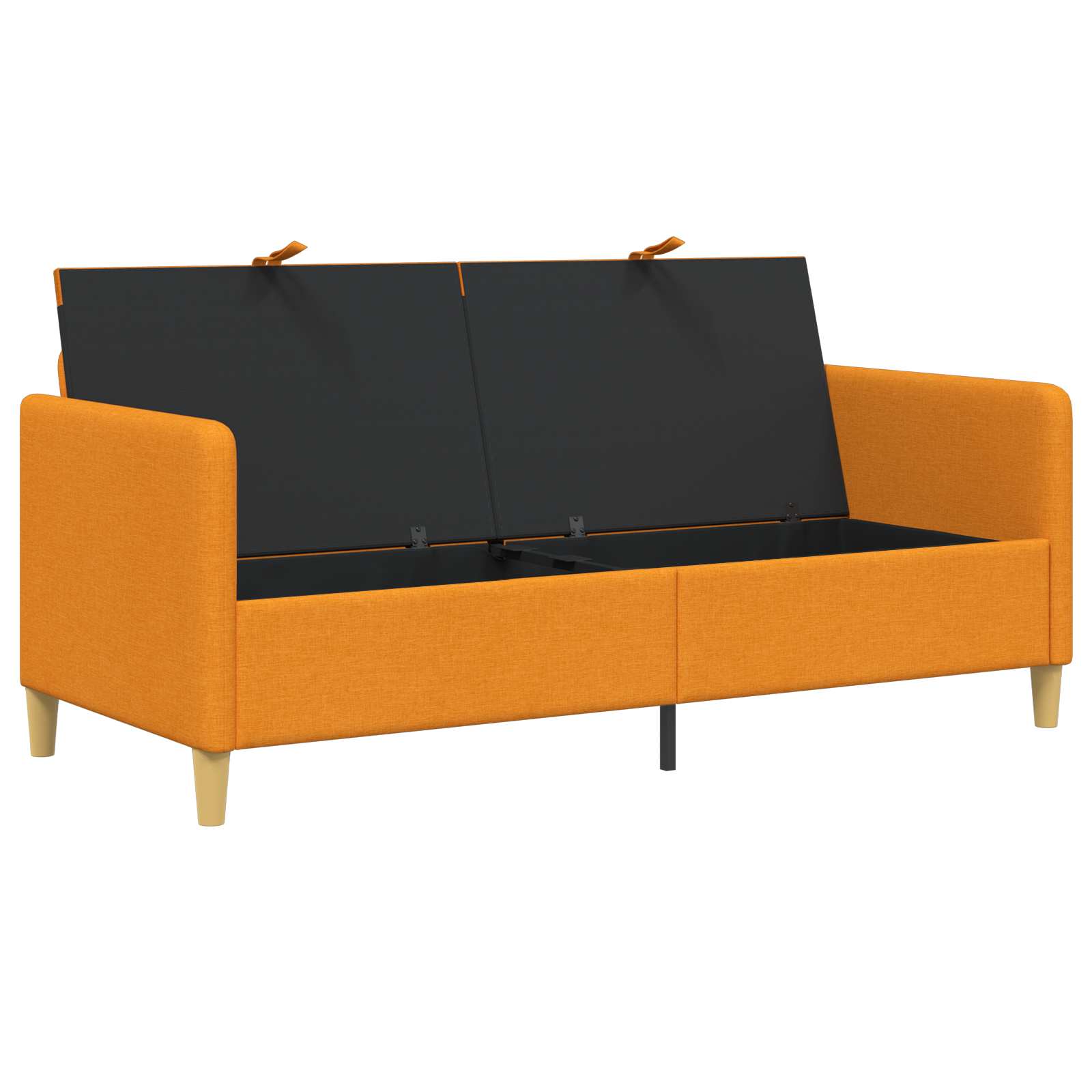 Καναπές με Αποθήκευση Σκούρο κίτρινο 172 x 78 x 87 εκ