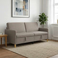 Καναπές με Αποθήκευση Taupe 192 x 78 x 87 εκ. Πολυεστέρας