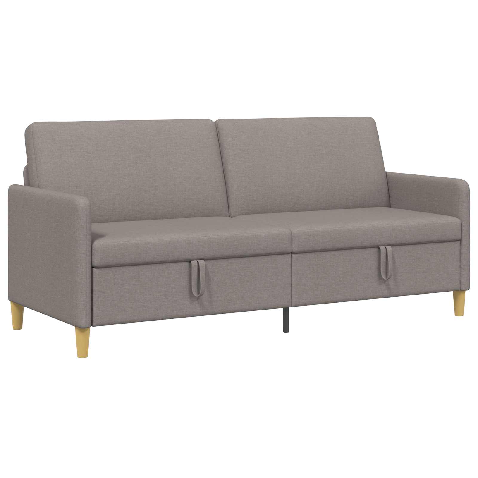 Καναπές με Αποθήκευση Taupe 192 x 78 x 87 εκ. Πολυεστέρας