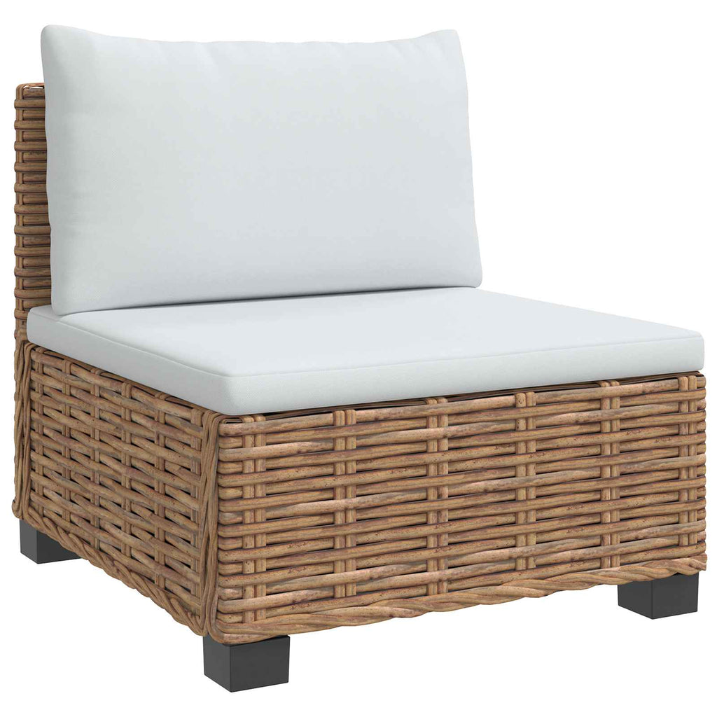 8 τμχ. Σαλονάκι Ρατάν με Μαξιλάρια GENDT Φυσικό Ράτταν Φυσικό