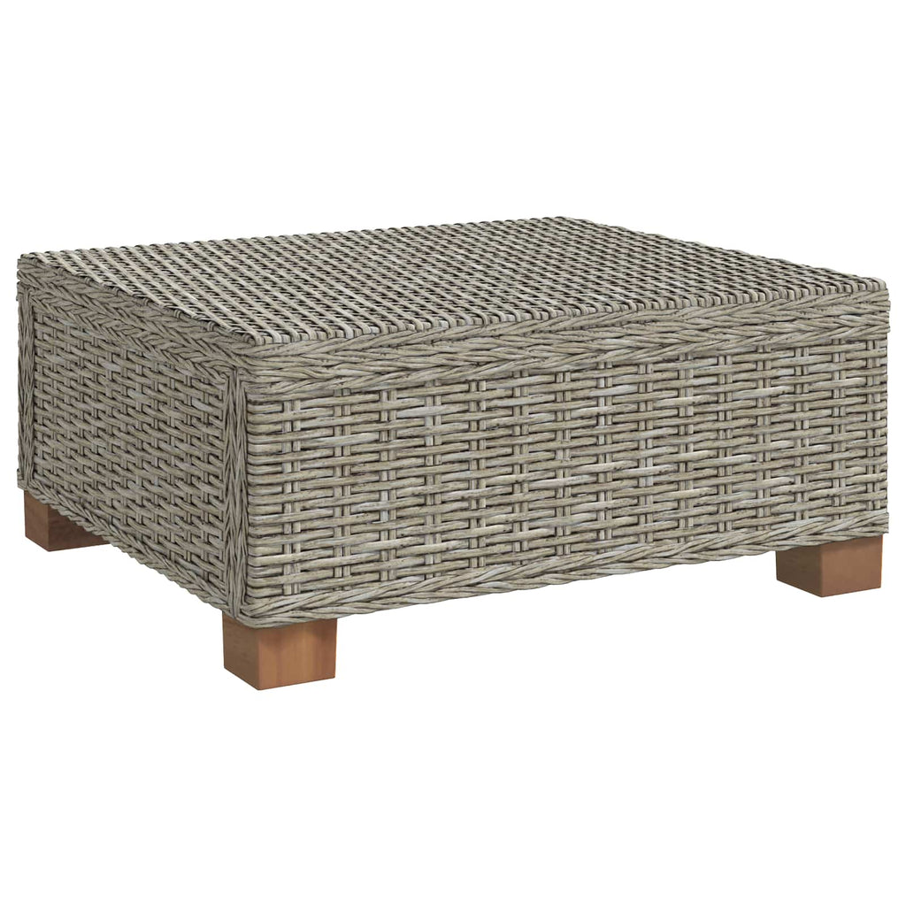 2 τμχ. Σετ Καθιστικού Ρατάν με Μαξιλάρια GENDT Φυσικό Ράτταν