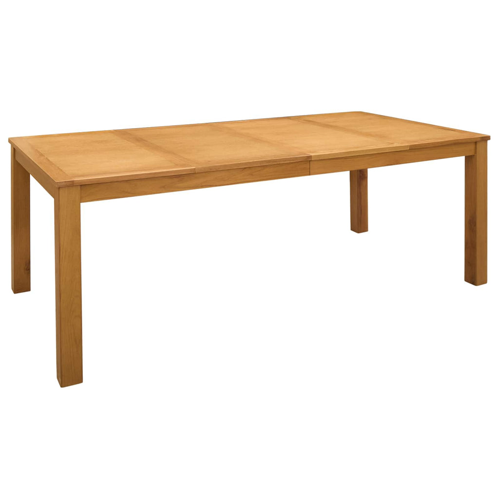 Τραπεζαρία 200 x 100 x 75 cm Στερεό Ξύλο Δρυός Φυσικό
