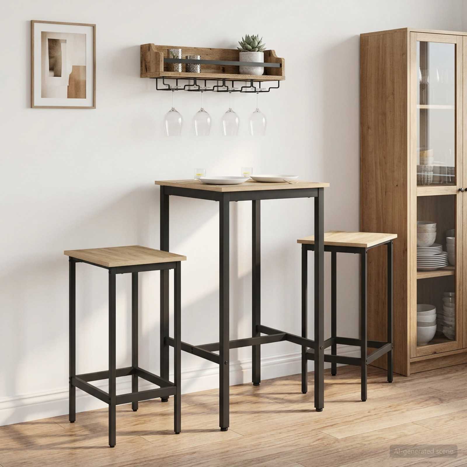 Τραπέζι μπαρ 52 x 52 x 110 εκ Επεξεργασμένο Ξύλο Sonoma Δρυς