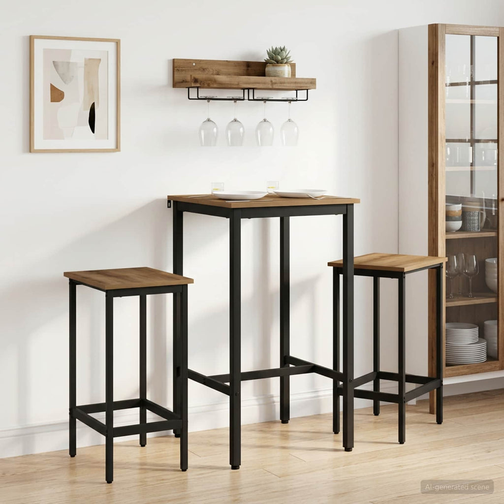 Τραπέζι μπαρ 52 x 52 x 110 εκ Επεξεργασμένο Ξύλο Artisan Δρυς