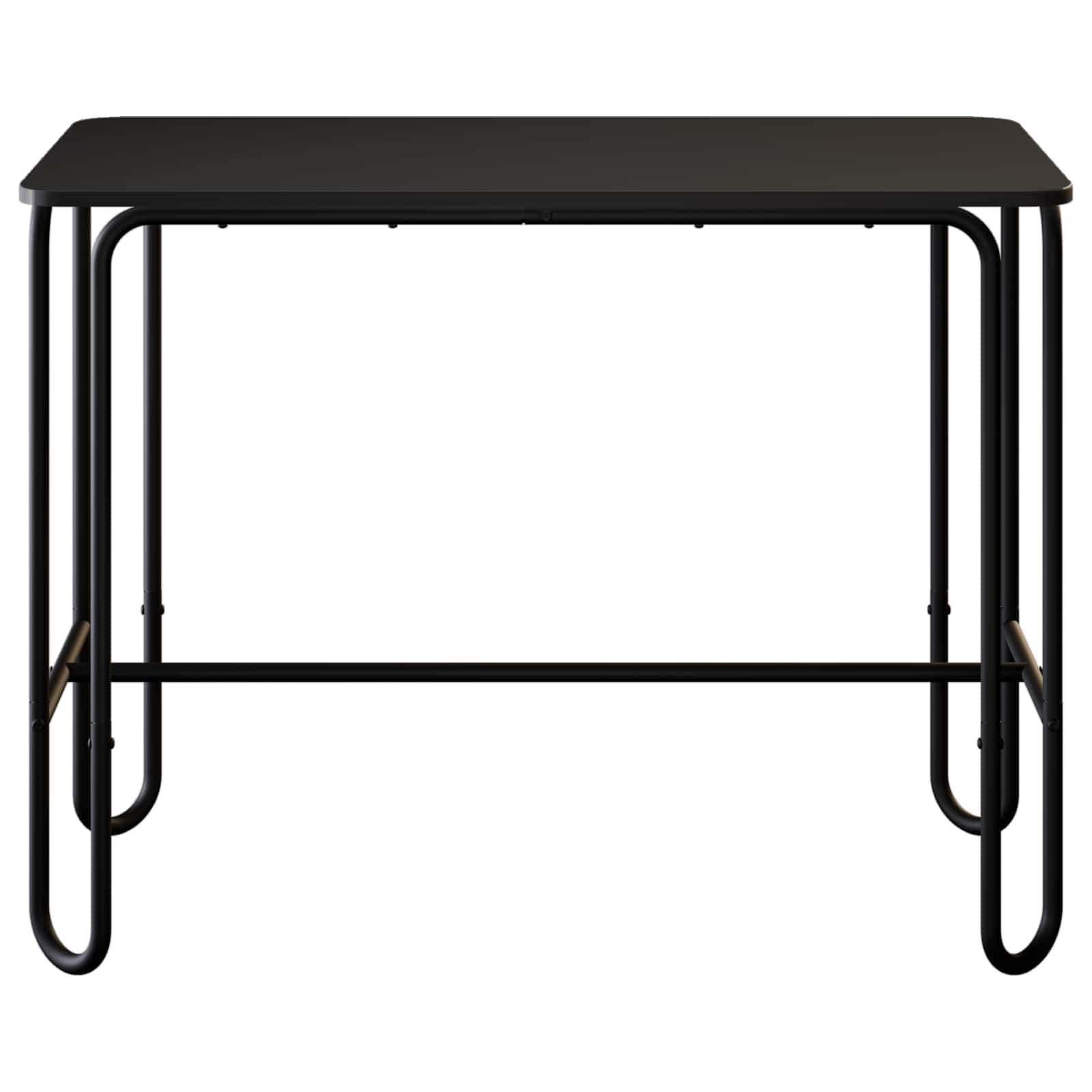 Τραπεζαρία 100 x 50 x 75 cm Επεξεργασμένο Ξύλο Μαύρο Ορθογώνιος