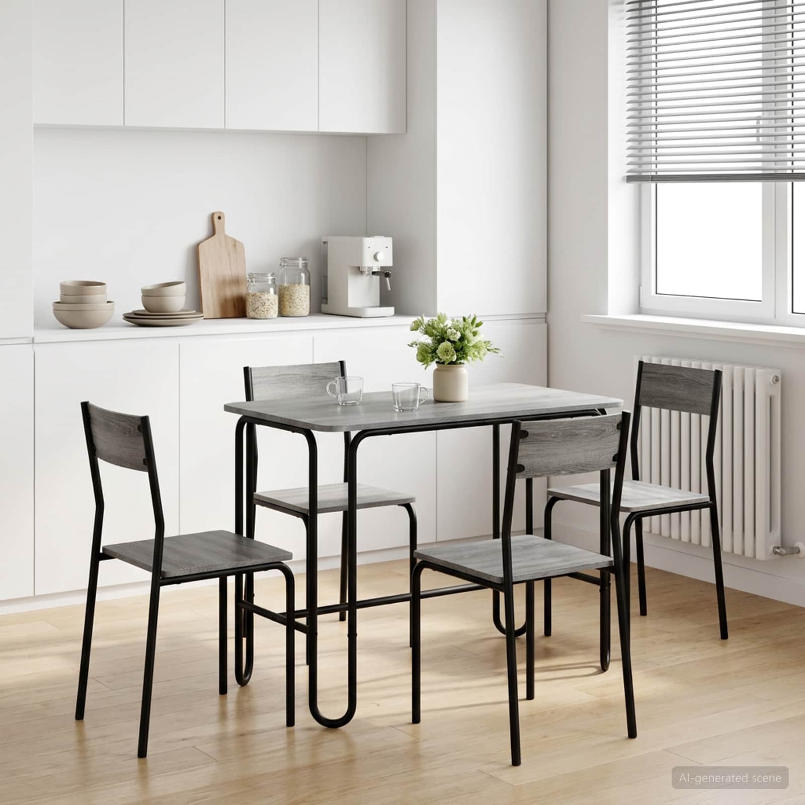 Τραπεζαρία 100 x 50 x 75 cm Επεξεργασμένο Ξύλο Γκρι Sonoma