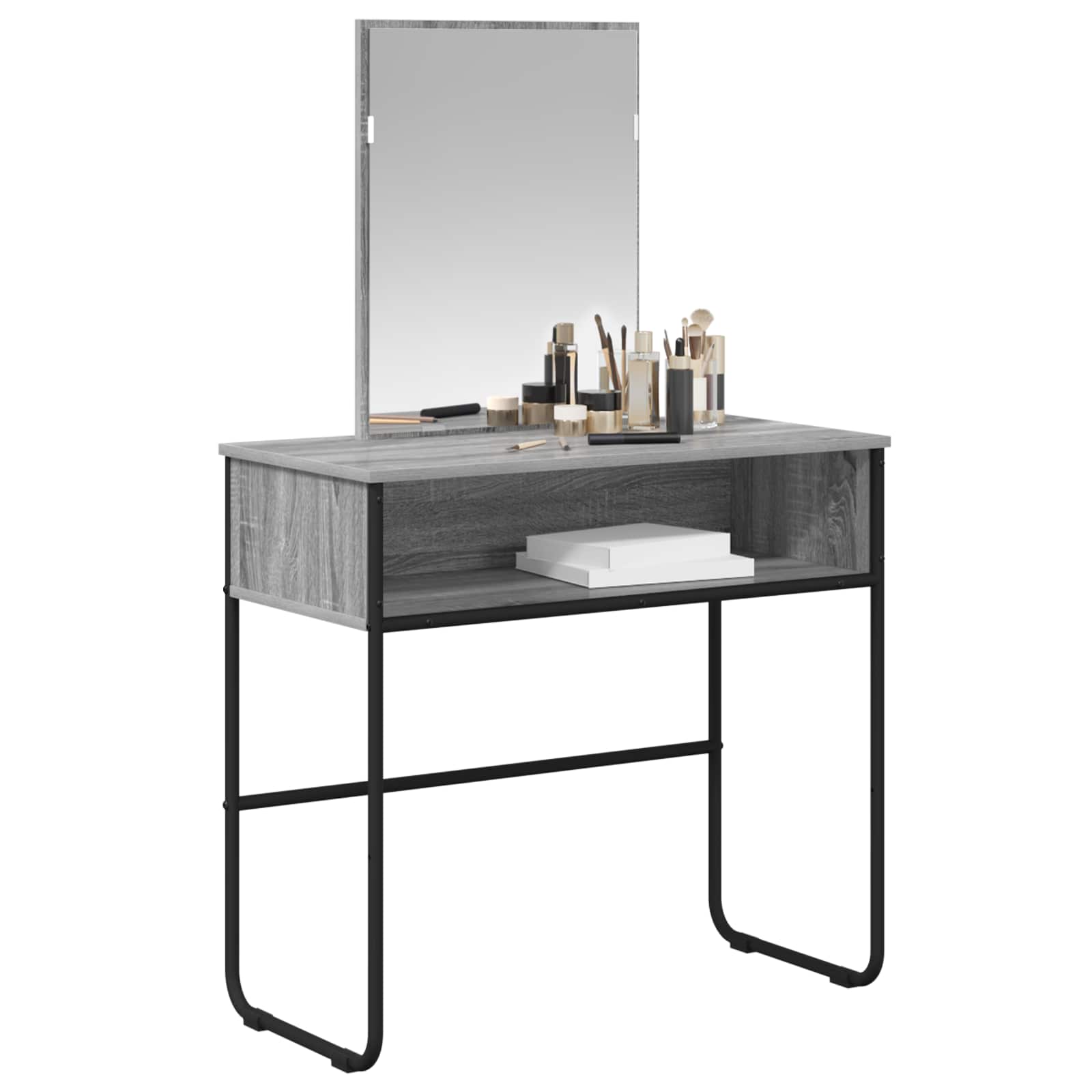 Τραπέζι περιποίησης με ράφι Γκρι Sonoma 81 x 40 x 131 εκ