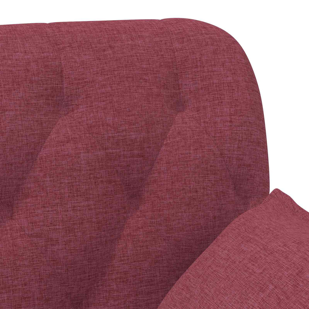 Love seat με κουμπιά Κόκκινο 111 x 68 x 80 εκ. Ύφασμα