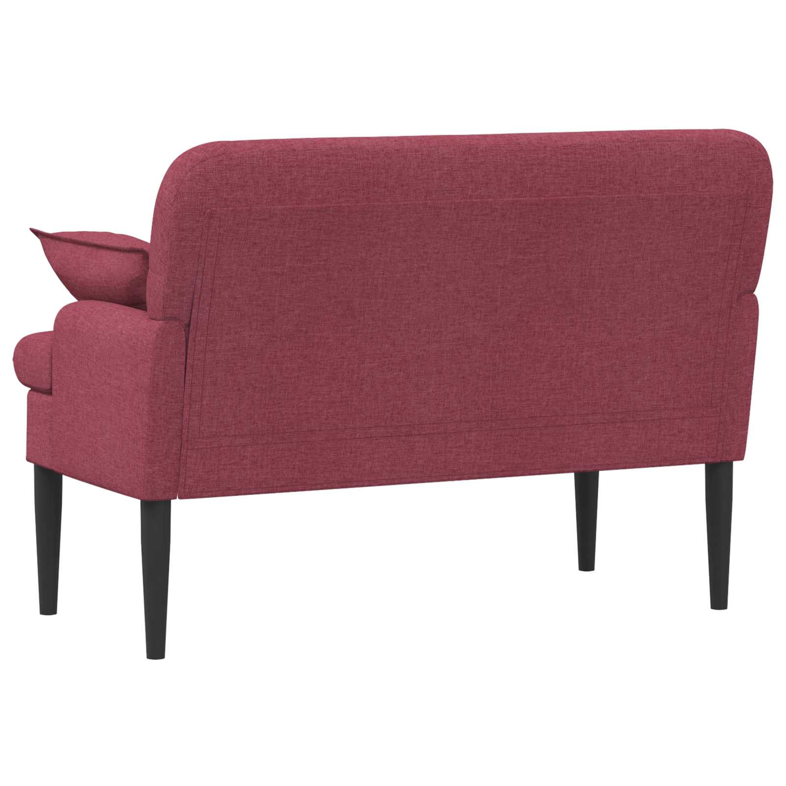 Love seat με κουμπιά Κόκκινο 111 x 68 x 80 εκ. Ύφασμα