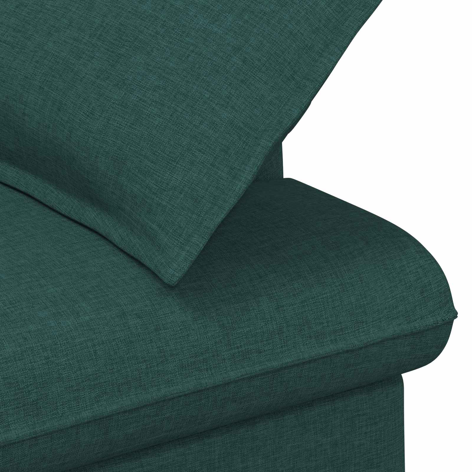 Love seat με κουμπιά Σκούρο Πράσινο 111 x 68 x 80 εκ. Ύφασμα