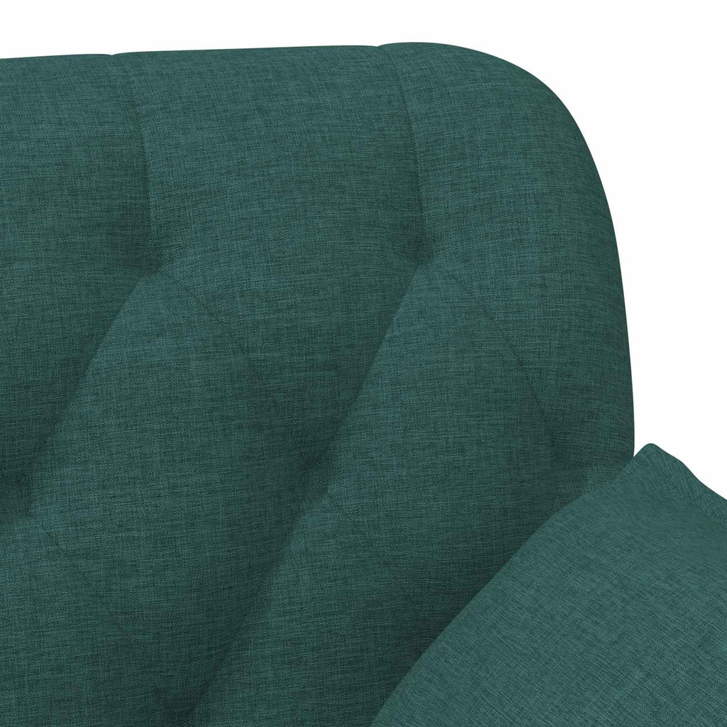 Love seat με κουμπιά Σκούρο Πράσινο 111 x 68 x 80 εκ. Ύφασμα