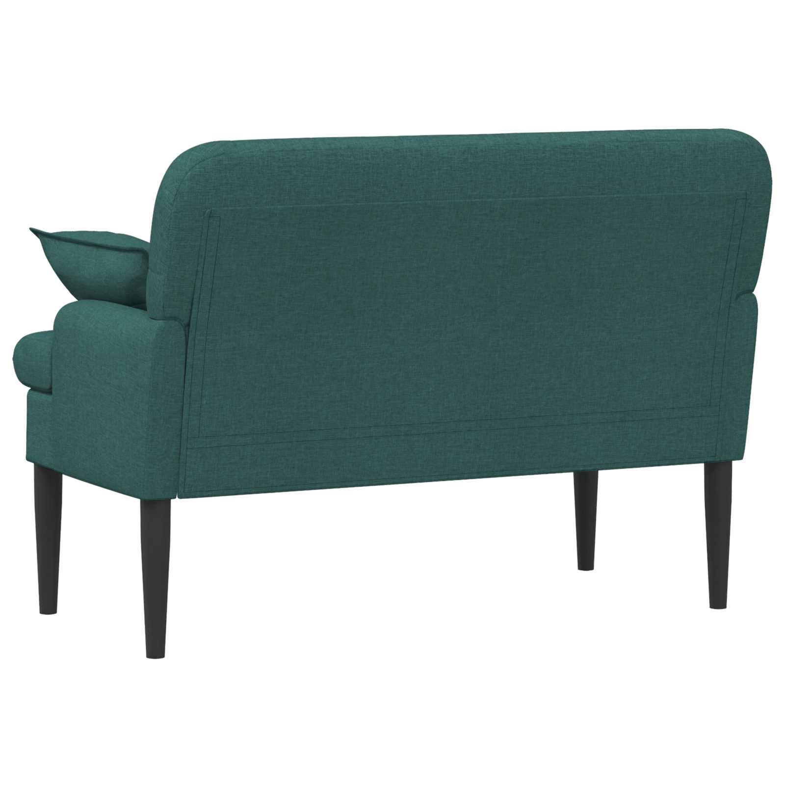 Love seat με κουμπιά Σκούρο Πράσινο 111 x 68 x 80 εκ. Ύφασμα
