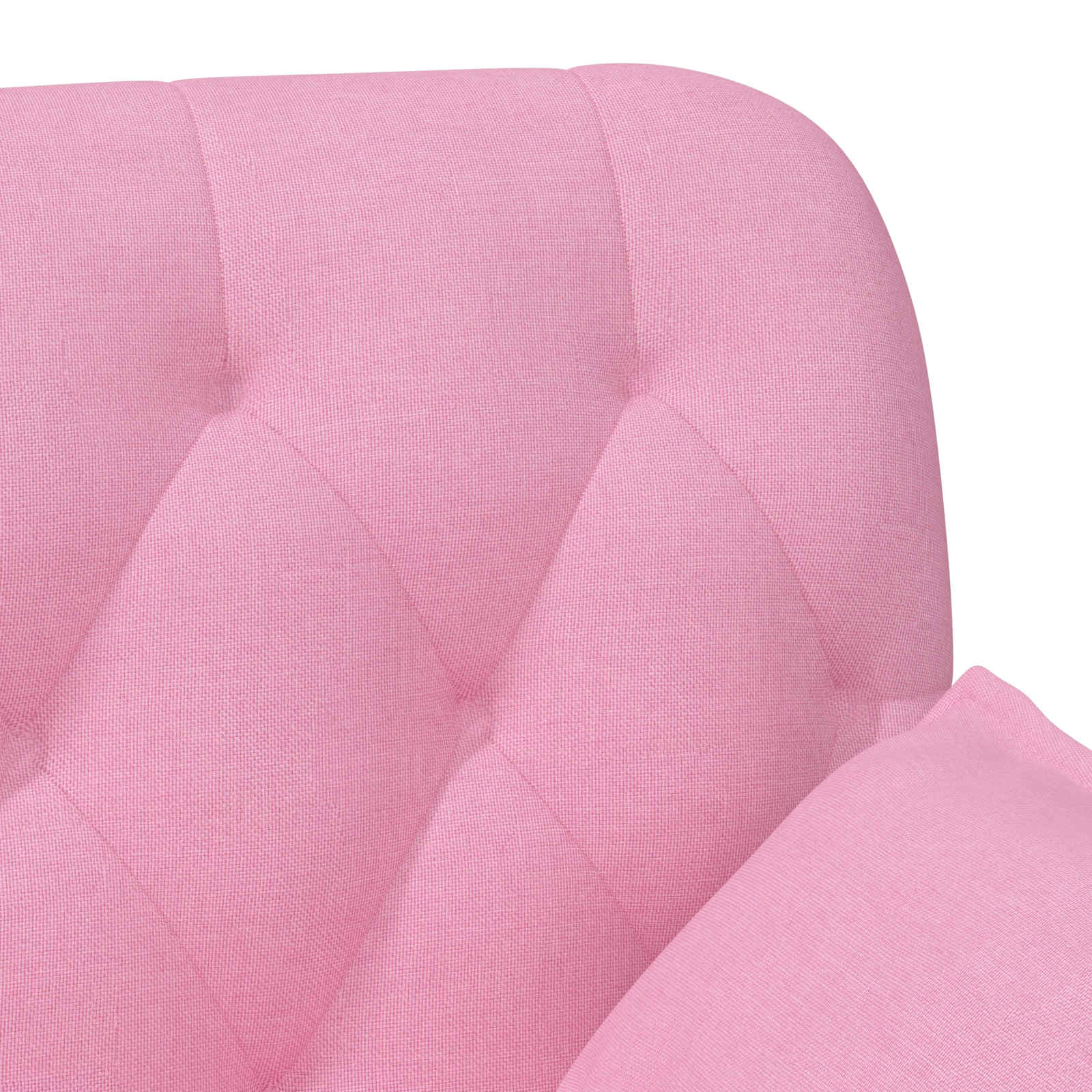 Love seat με κουμπιά Ροζ 111 x 68 x 80 εκ. Ύφασμα