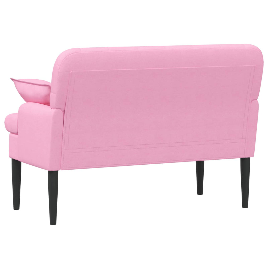 Love seat με κουμπιά Ροζ 111 x 68 x 80 εκ. Ύφασμα