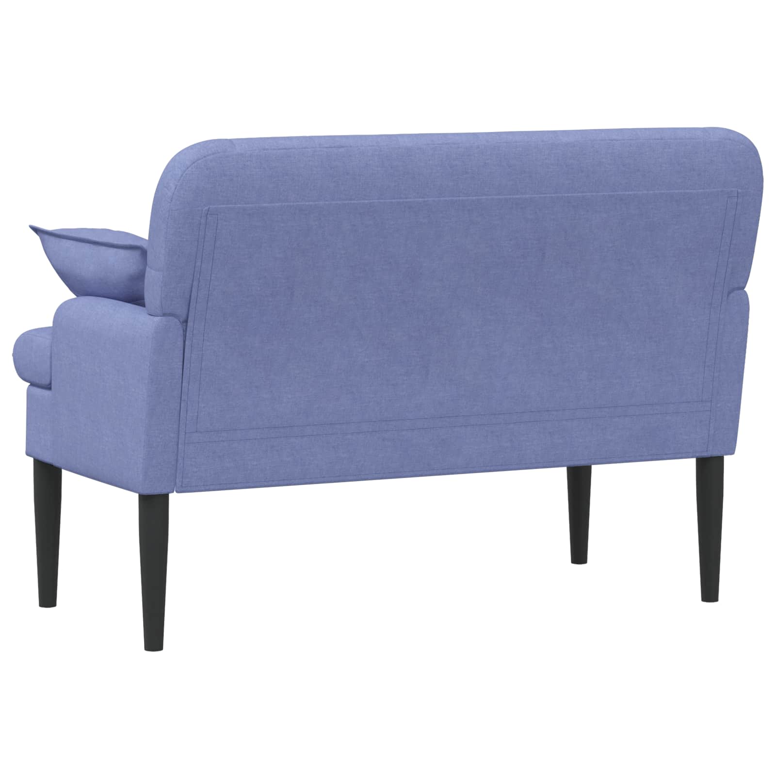 Love seat με κουμπιά Μπλε τζην 111 x 68 x 80 εκ. Ύφασμα