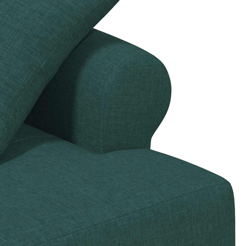 Love seat με κουμπιά Σκούρο Πράσινο 120 x 65 x 79 εκ Ύφασμα