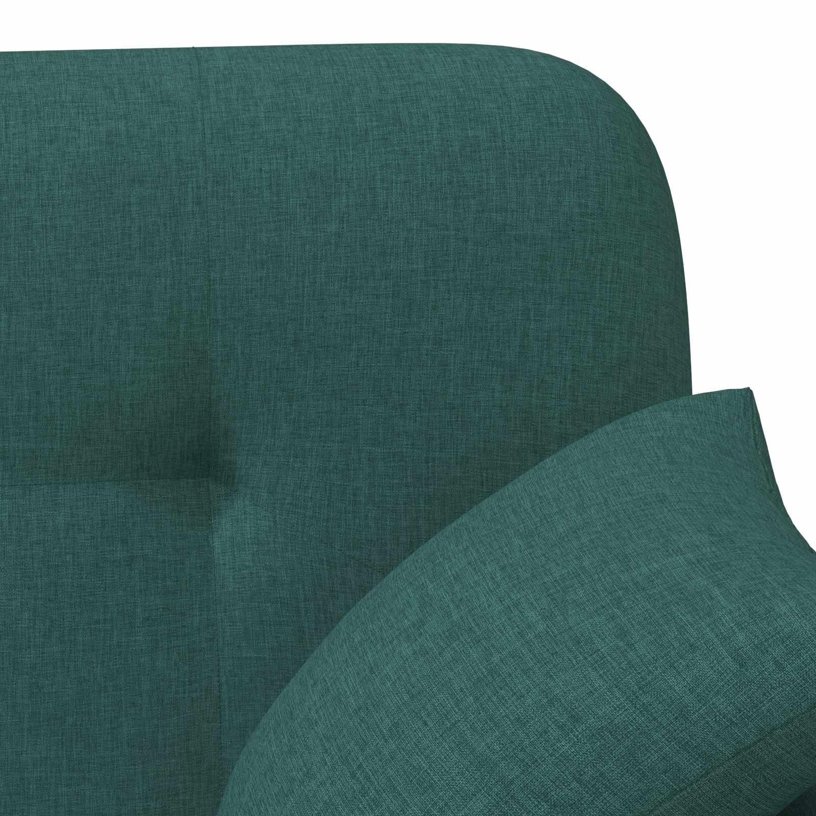 Love seat με κουμπιά Σκούρο Πράσινο 120 x 65 x 79 εκ Ύφασμα