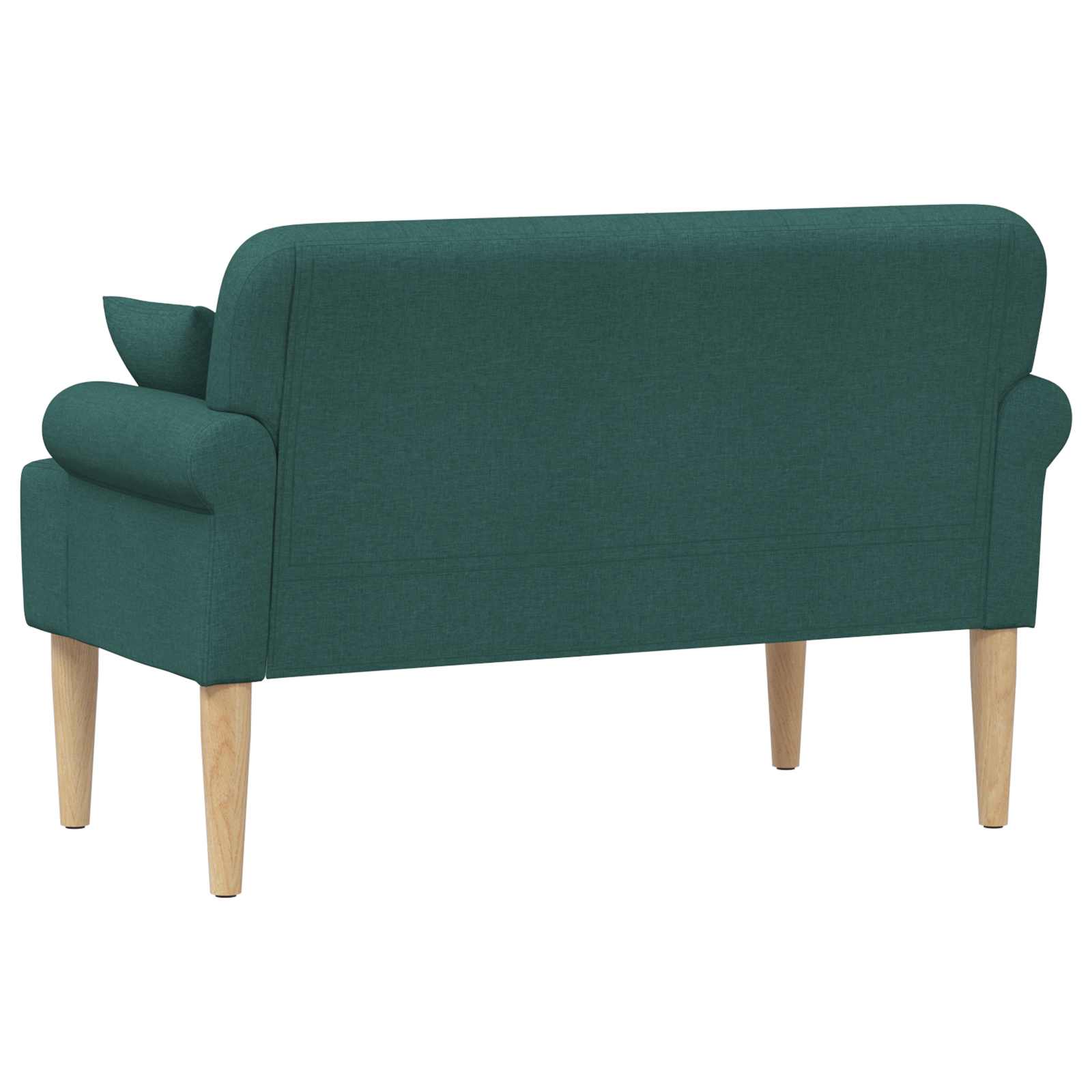Love seat με κουμπιά Σκούρο Πράσινο 120 x 65 x 79 εκ Ύφασμα