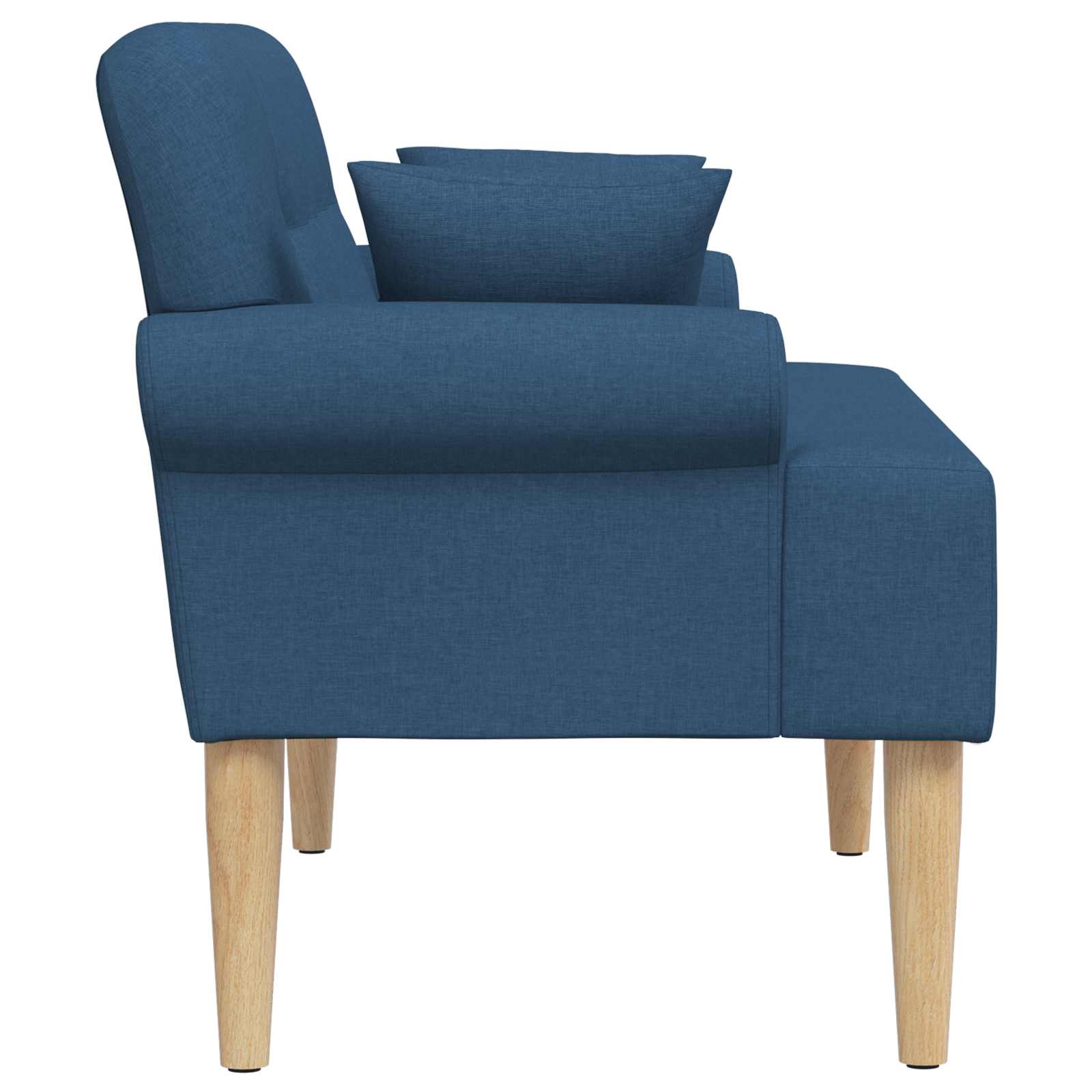 Love seat με κουμπιά Μπλε 120 x 65 x 79 εκ Ύφασμα