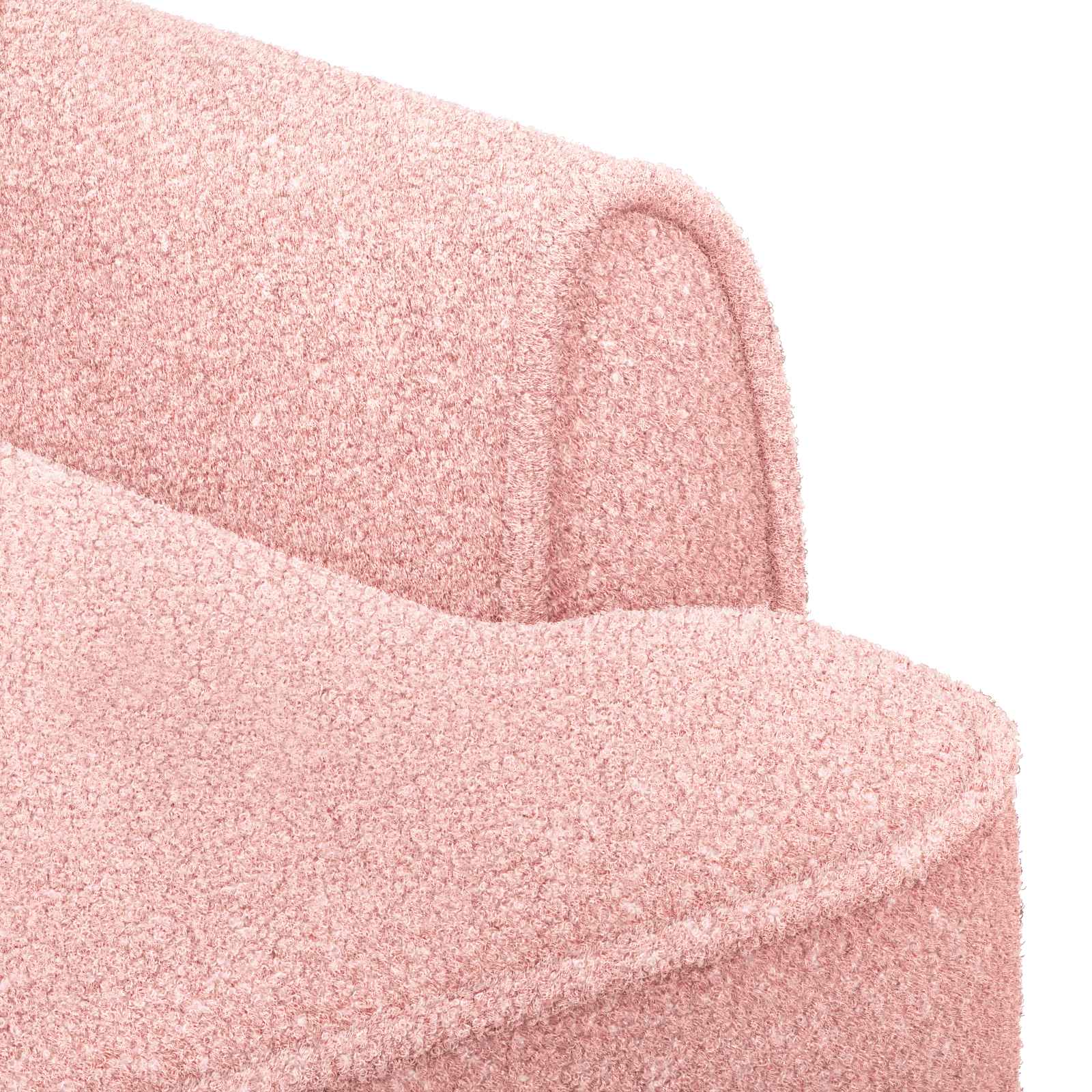 Love seat με κουμπιά Ροζ 117 x 67 x 77 εκ. Μπουκλέ