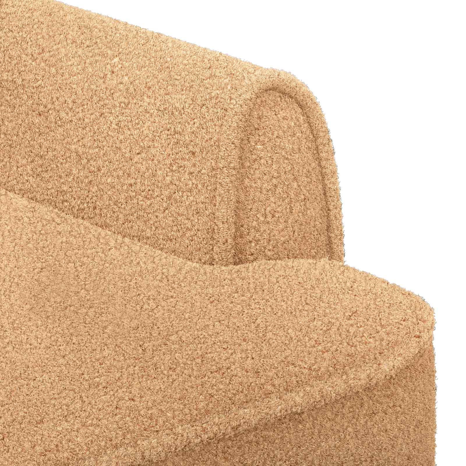 Love seat με κουμπιά Μπεζ 117 x 67 x 77 εκ. Μπουκλέ