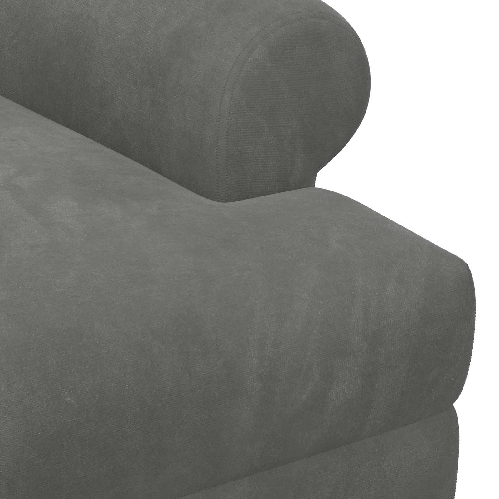 Love seat με κουμπιά Σκούρο Γκρι 120 x 66 x 78 εκ. Βελούδο
