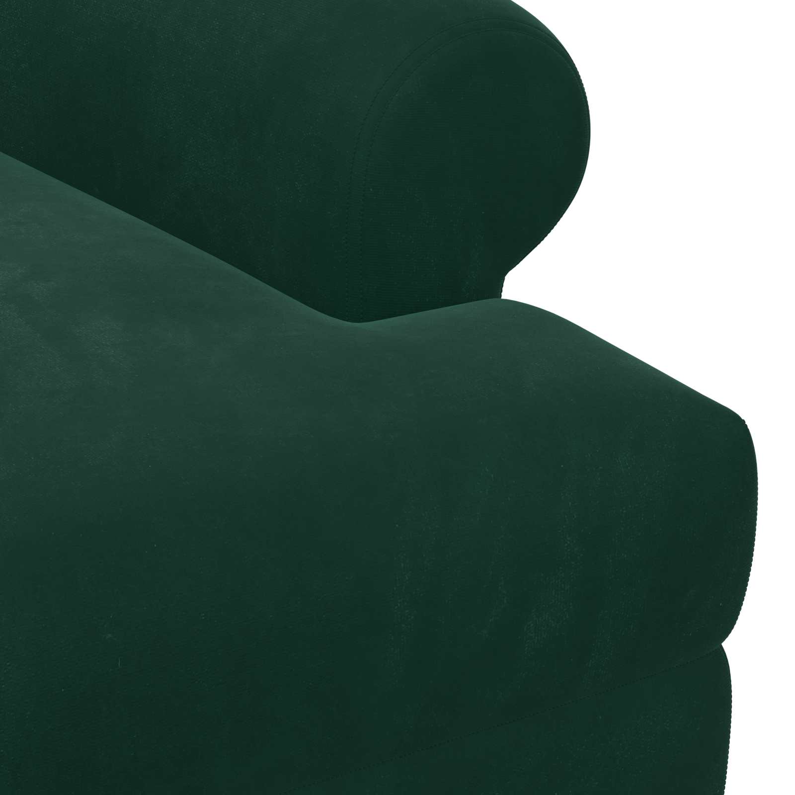 Love seat με κουμπιά Σκούρο Πράσινο 120 x 66 x 78 εκ. Βελούδο