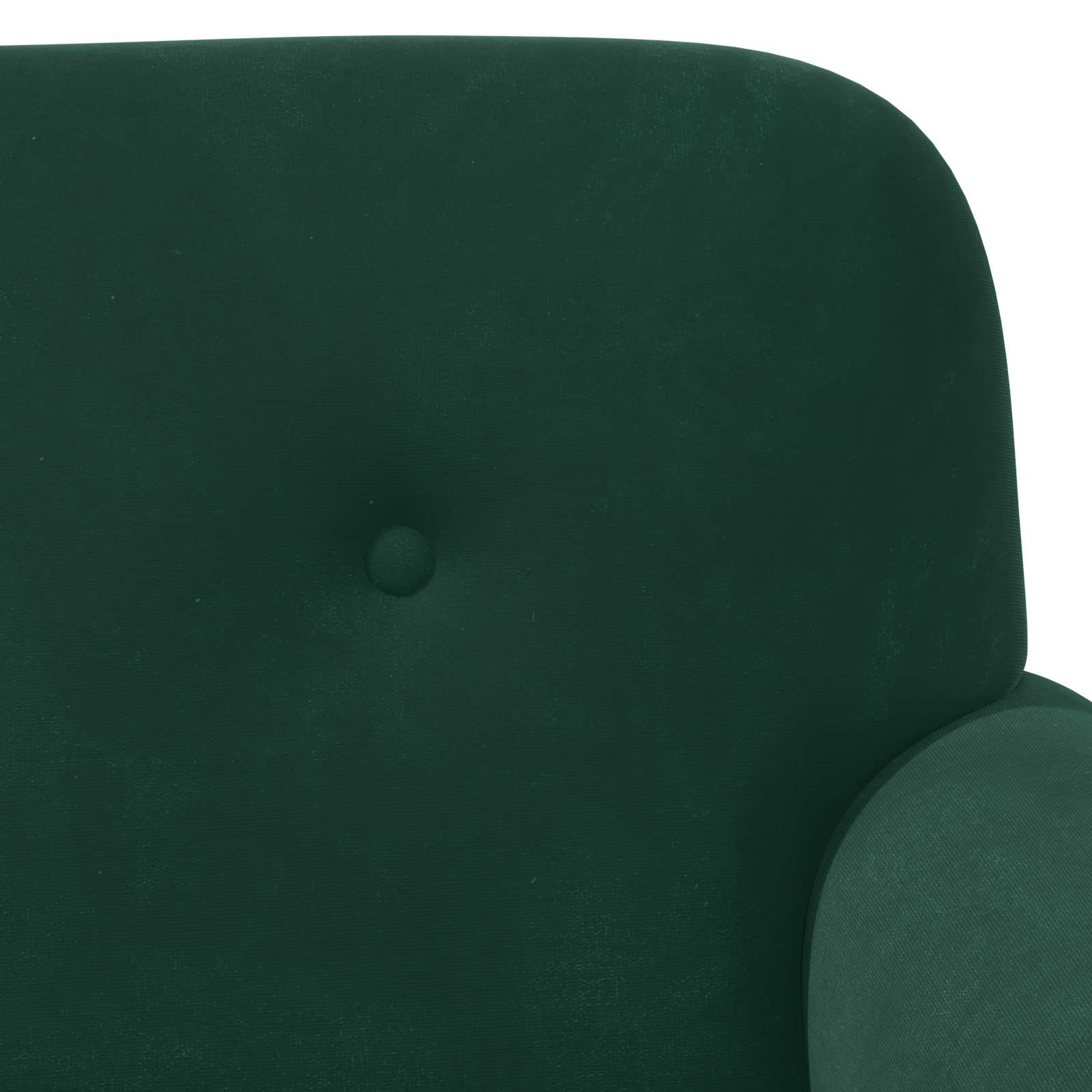 Love seat με κουμπιά Σκούρο Πράσινο 120 x 66 x 78 εκ. Βελούδο