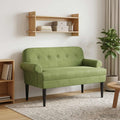 Love seat με κουμπιά Ανοιχτό Πράσινο 120 x 66 x 78 εκ. Βελούδο