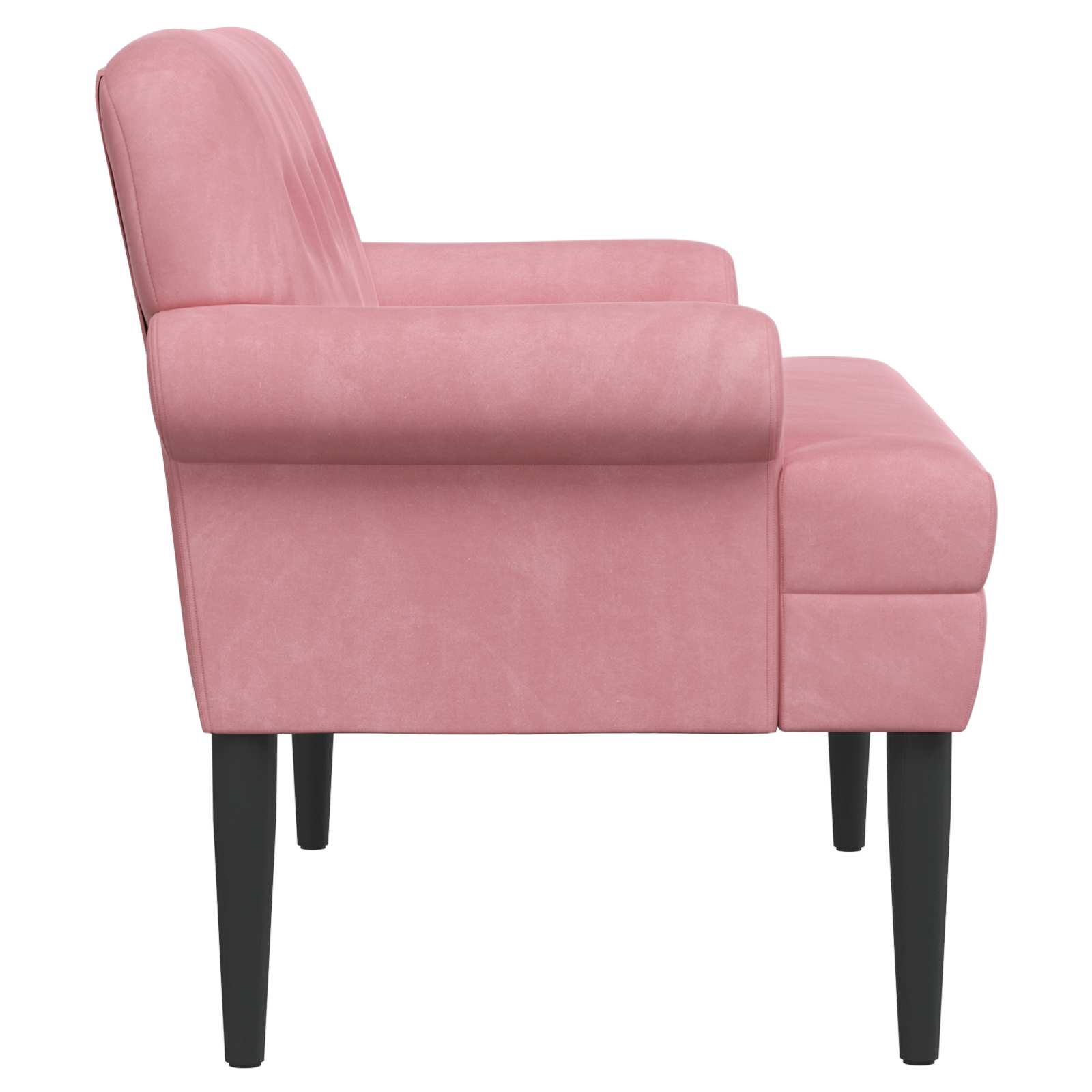 Love seat με κουμπιά Ροζ 120 x 66 x 78 εκ. Βελούδο