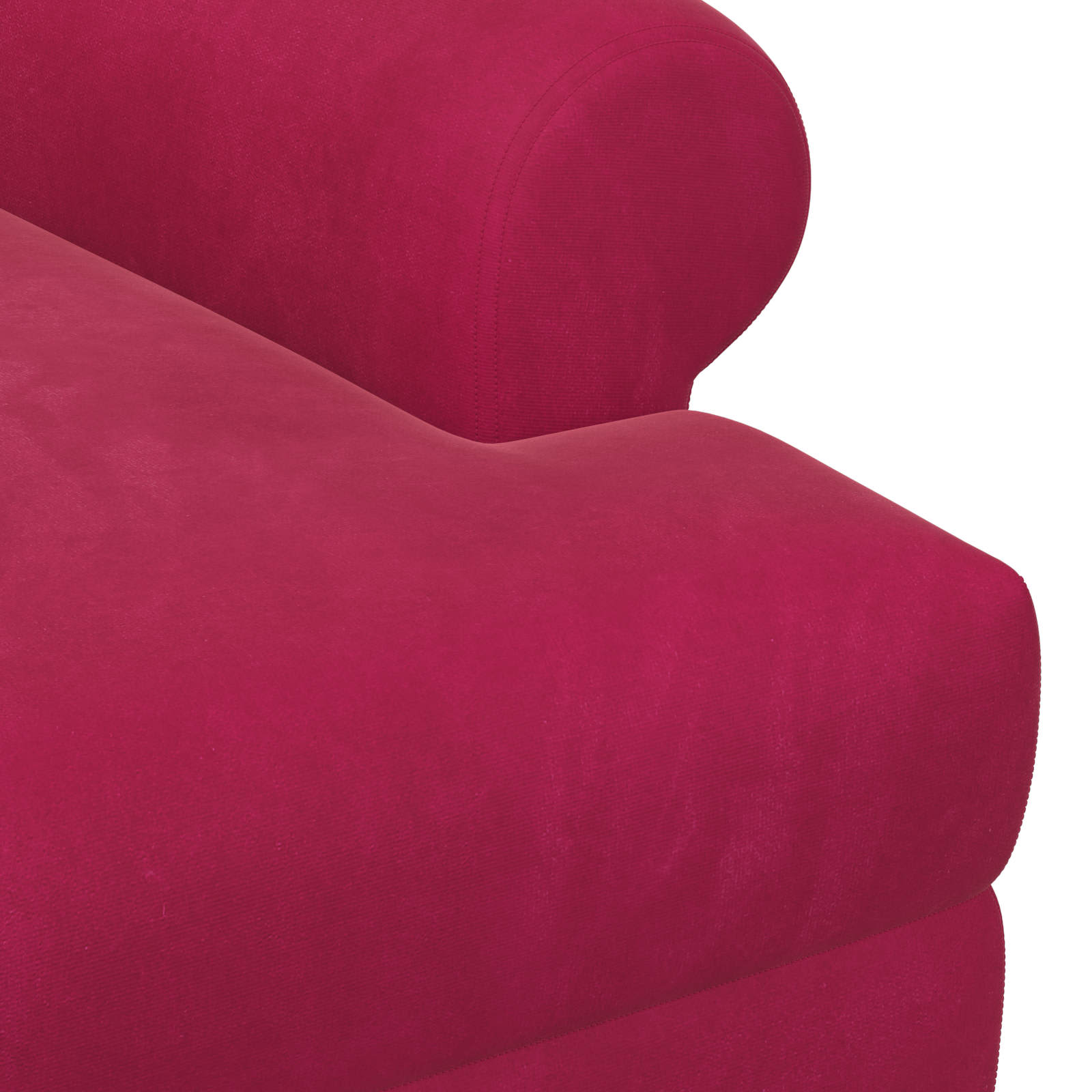 Love seat με κουμπιά Κόκκινο 120 x 66 x 78 εκ. Βελούδο