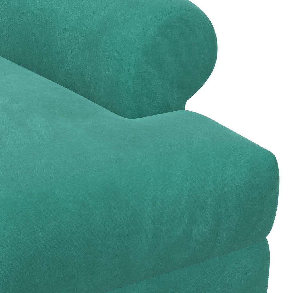 Love seat με κουμπιά Τιρκουάζ 120 x 66 x 78 εκ. Βελούδο