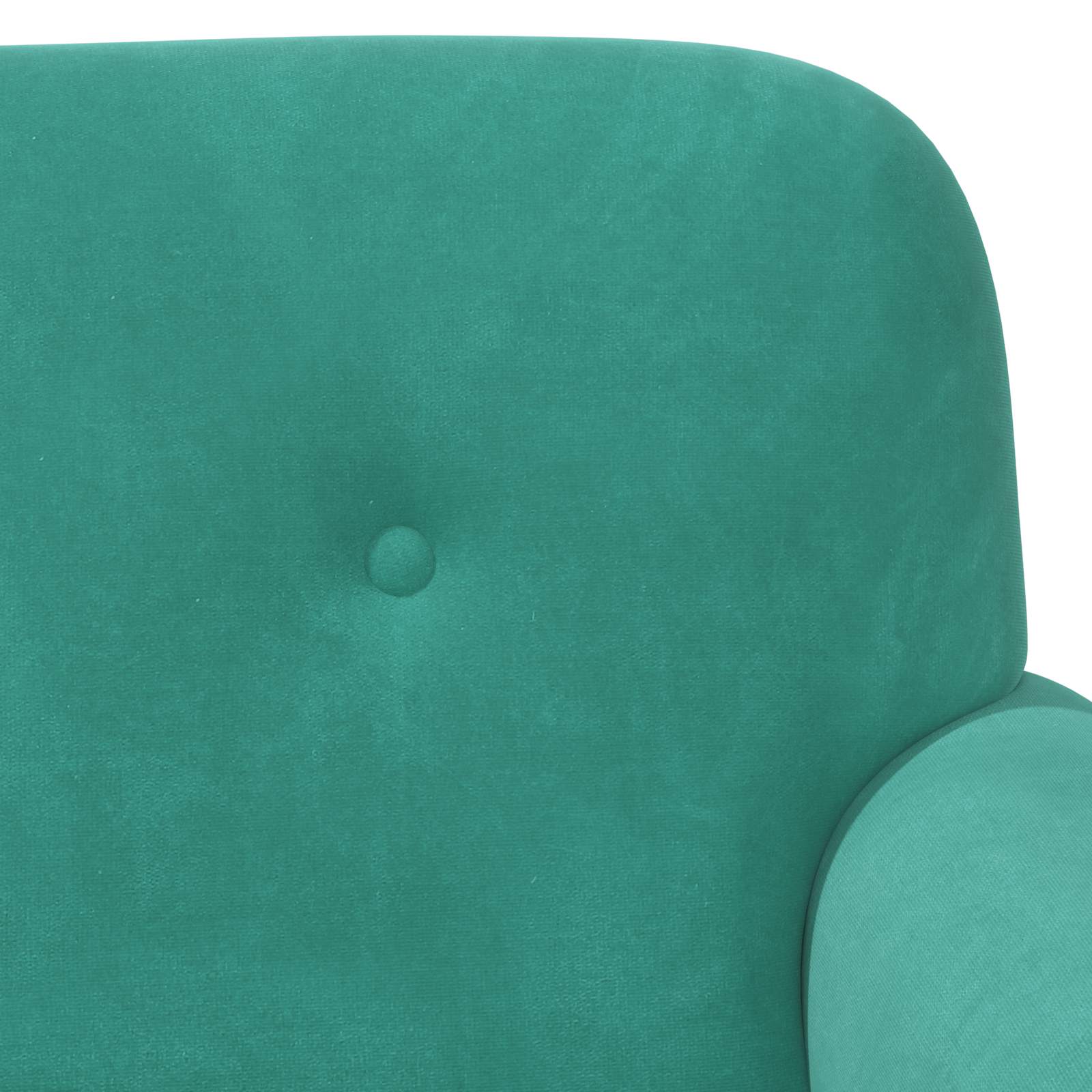 Love seat με κουμπιά Τιρκουάζ 120 x 66 x 78 εκ. Βελούδο