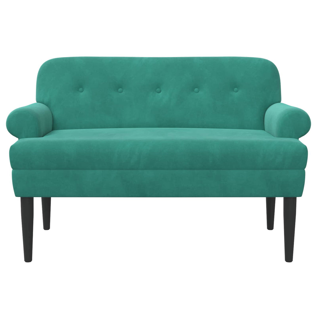 Love seat με κουμπιά Τιρκουάζ 120 x 66 x 78 εκ. Βελούδο