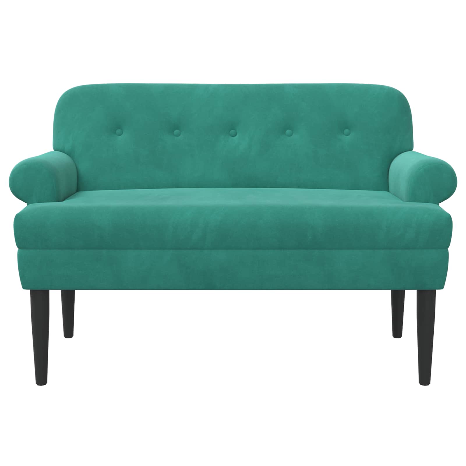 Love seat με κουμπιά Τιρκουάζ 120 x 66 x 78 εκ. Βελούδο