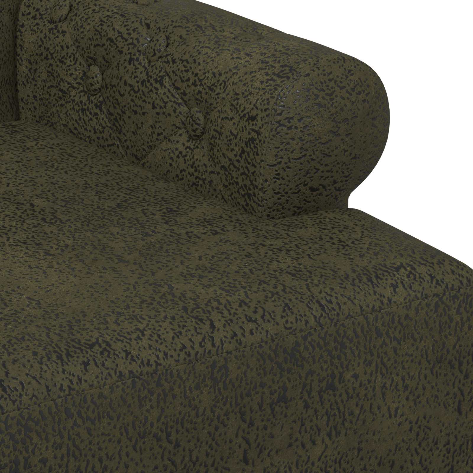 Love seat με κουμπιά Στρατιωτικό Πράσινο 120 x 65 x 78 εκ