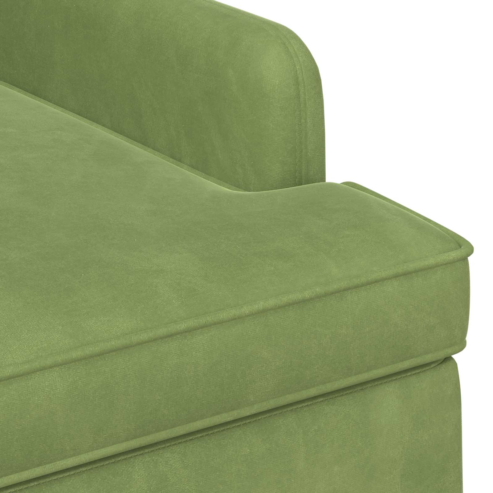 Love seat με κουμπιά Ανοιχτό Πράσινο 111 x 65 x 79 εκ Βελούδο