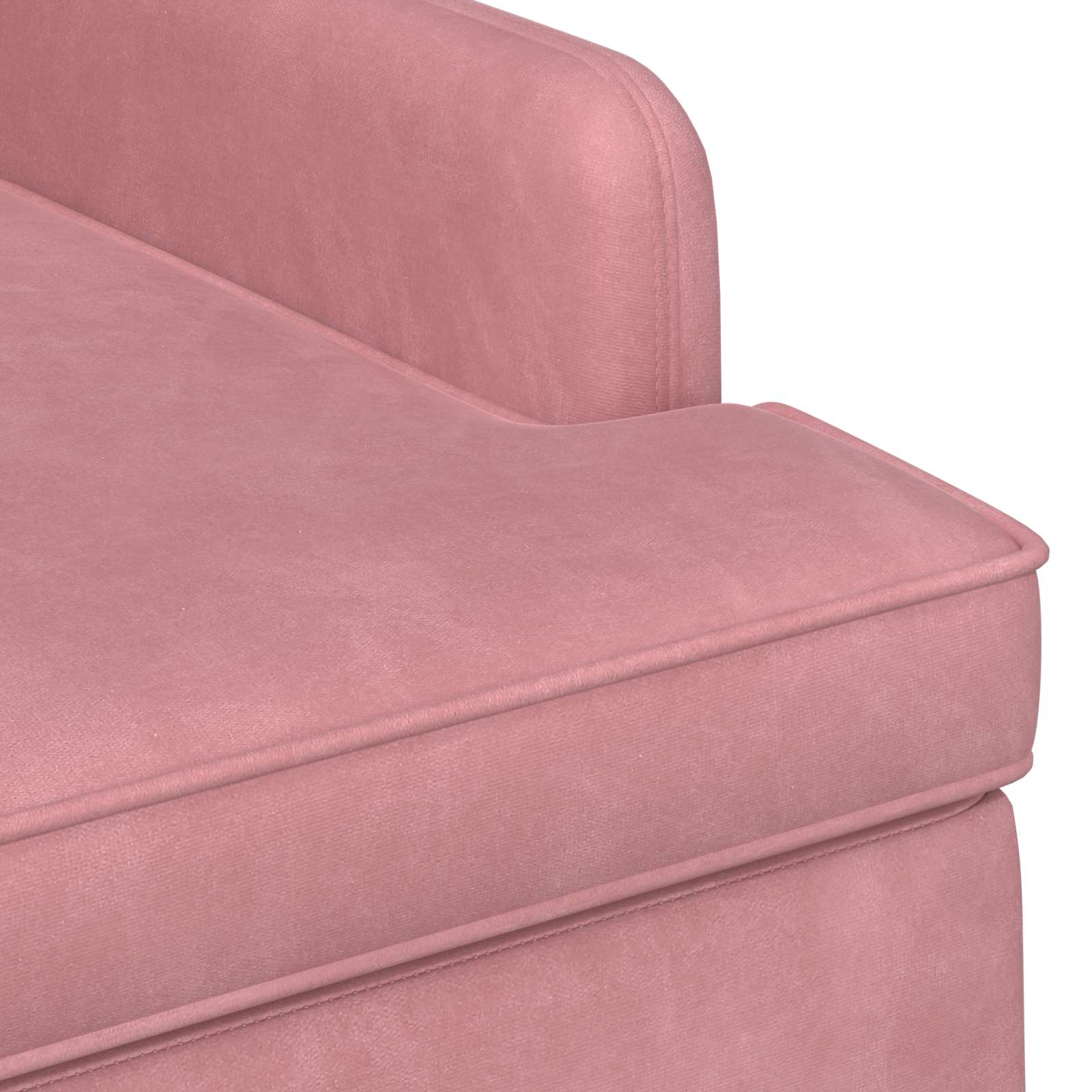 Love seat με κουμπιά Ροζ 111 x 65 x 79 εκ Βελούδο