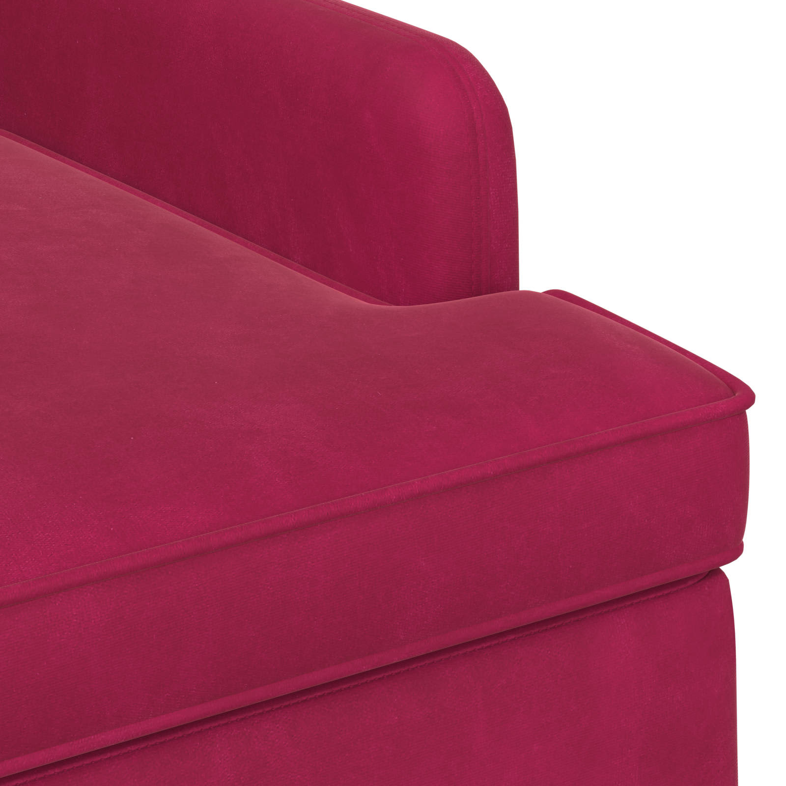 Love seat με κουμπιά Κόκκινο 111 x 65 x 79 εκ Βελούδο