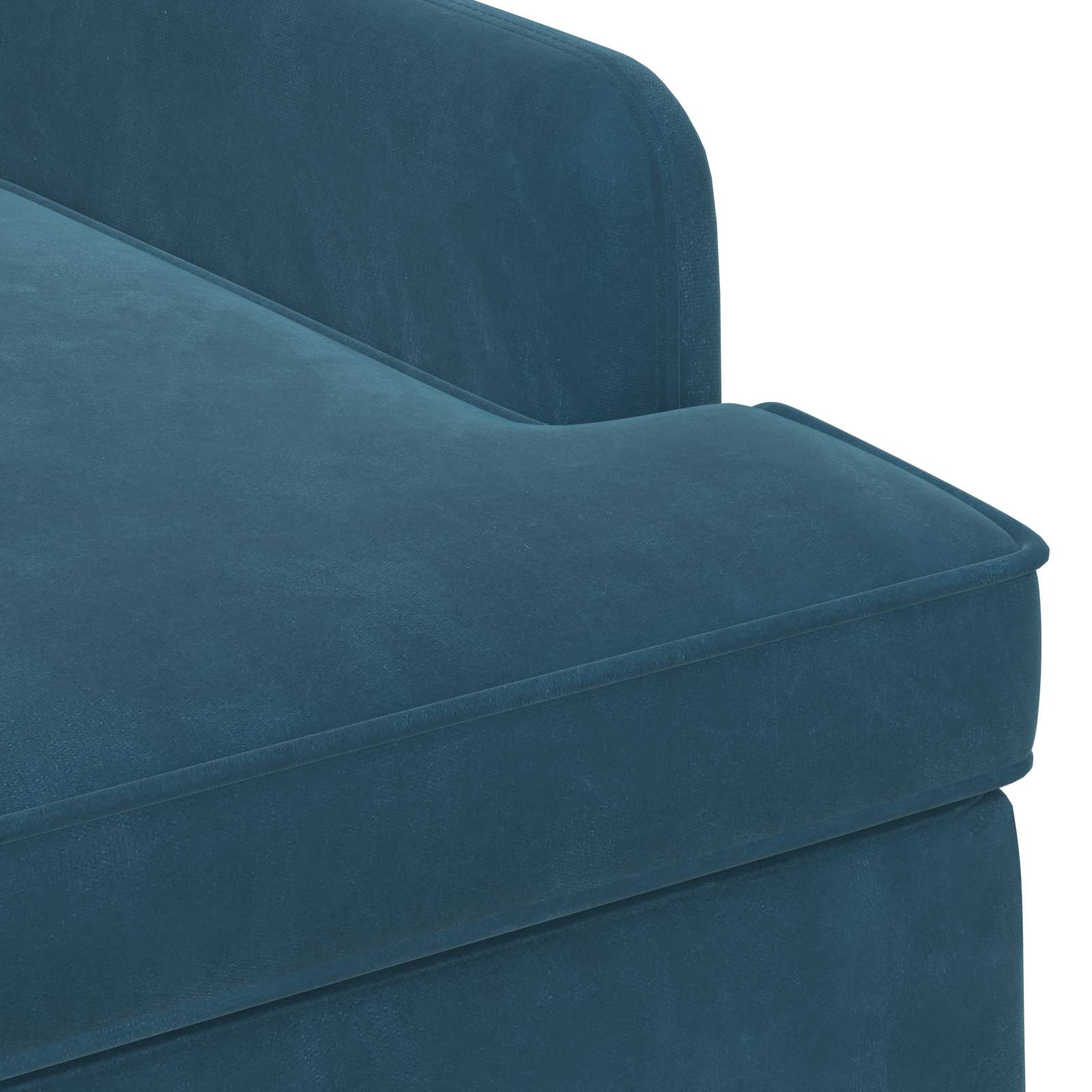 Love seat με κουμπιά Μπλε 111 x 65 x 79 εκ Βελούδο